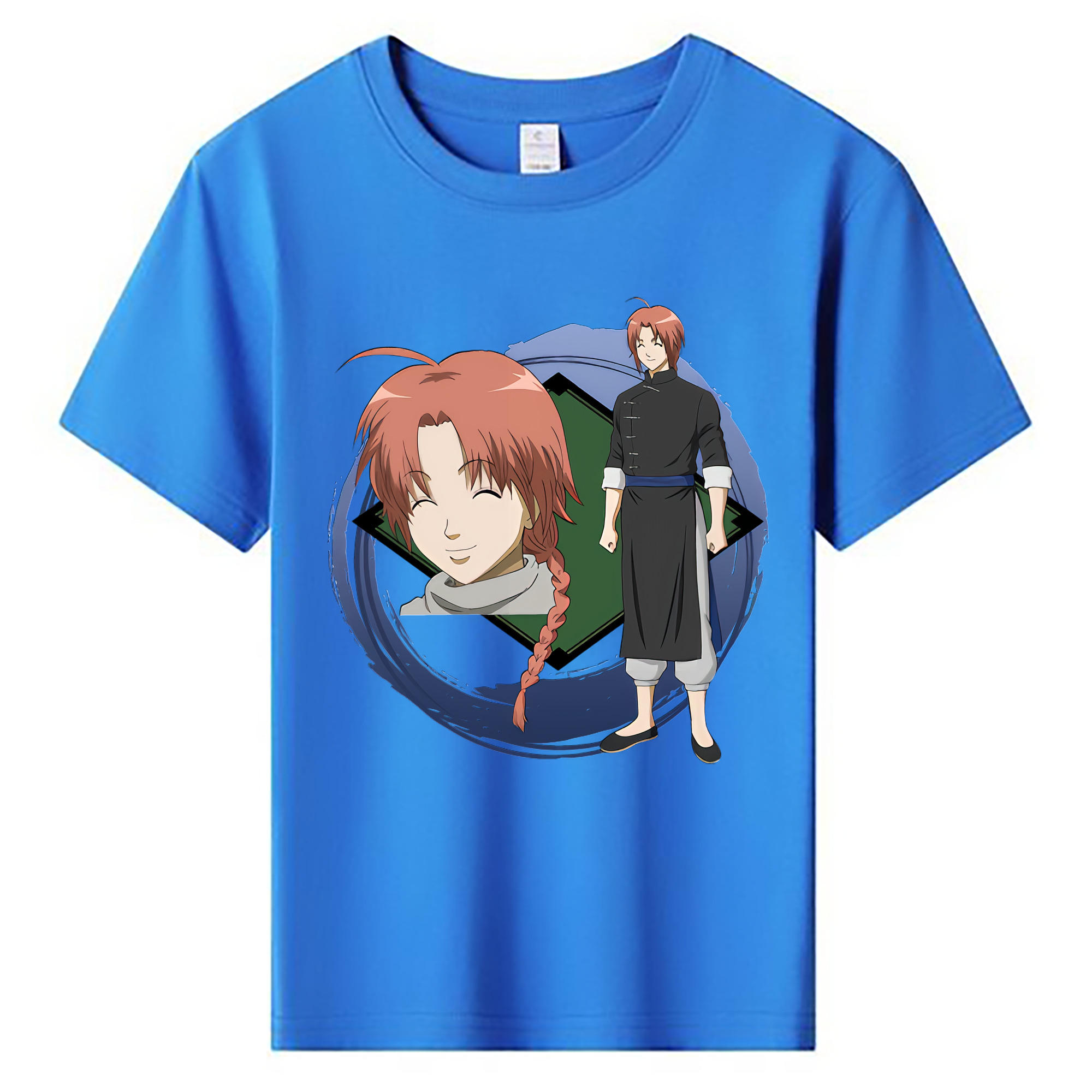 （画像用） ぎんたま 坂田銀時（さかたぎんとき） 神楽 志村新八（しむら しんぱち） GINTAMA Sakata Gintoki Kagura Shimura Shinpachi 綿100％キッズTシャツ（フロントプリント）